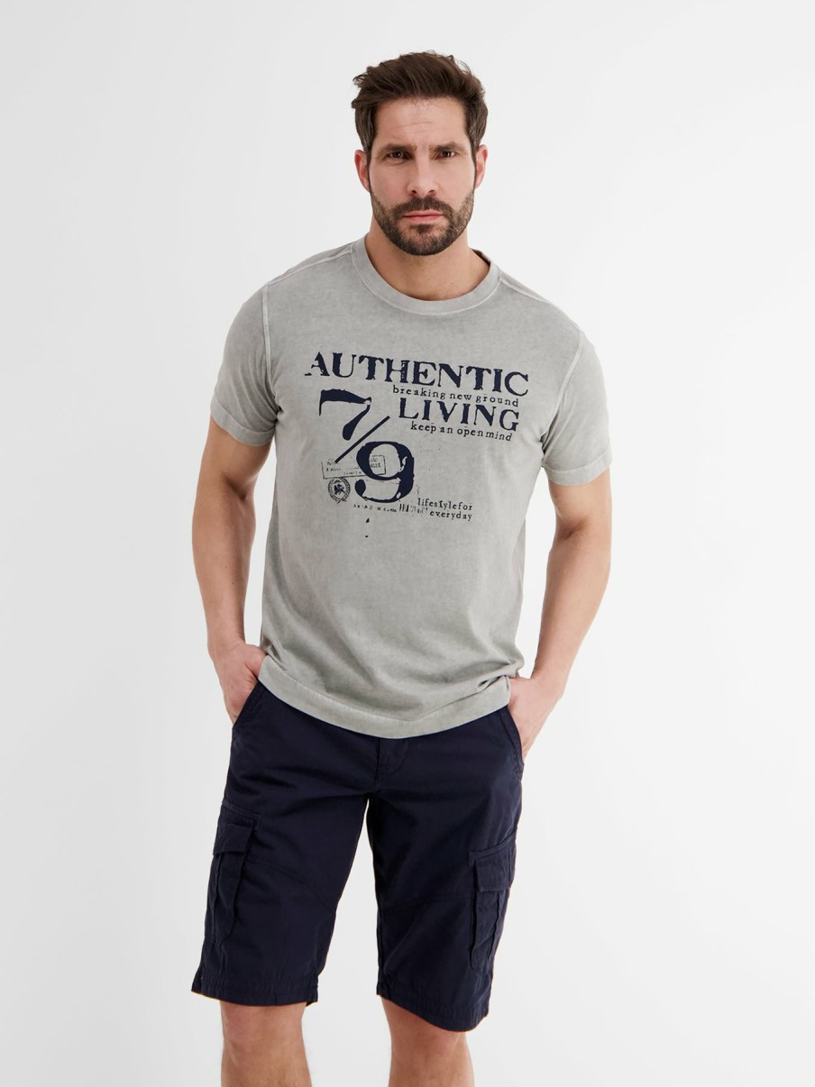 Herren LERROS | T-Shirt Mit Frontprint