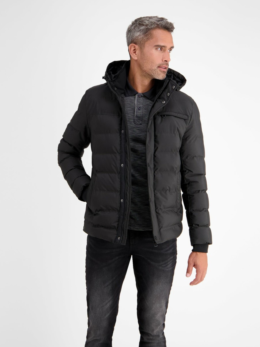 Herren LERROS | Lrs Steppblouson Mit Kapuze