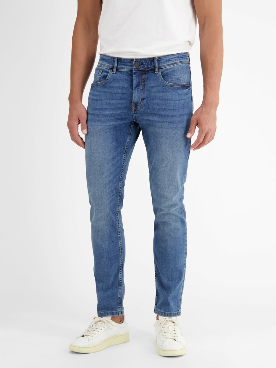 Herren LERROS | Baxter 5-Pocket-Denim, Relaxed Fit, Unifarben