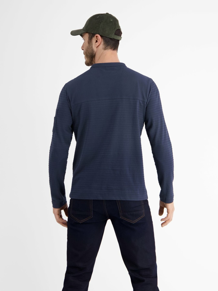 Herren LERROS | Longsleeve. Gestreift