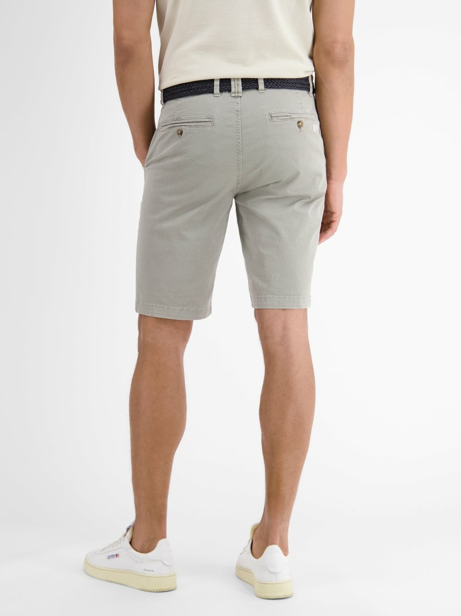 Herren LERROS | Chino Bermuda, Minimal Alloverprint