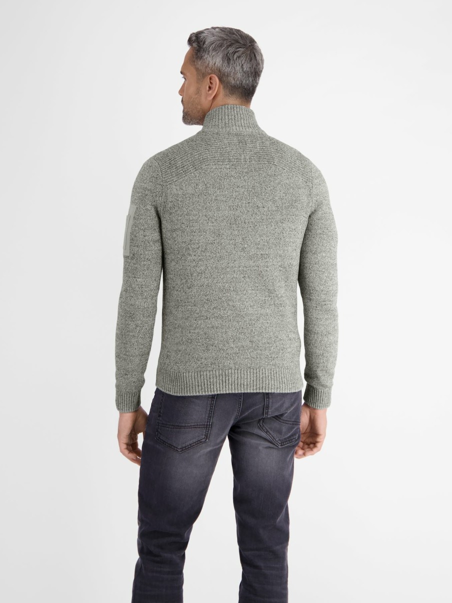 Herren LERROS | Strickjacke In Lebendiger Optik